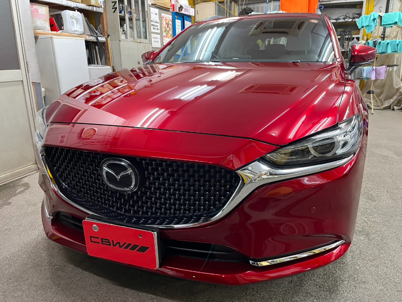 【マツダ　アテンザワゴン】セラミックプロ（Ceramic Pro）・スタレックスシートコーティング施工