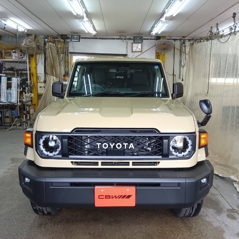 【TOYOTA　ランドクルーザー】シェブロンガラスコーティング施工のご紹介