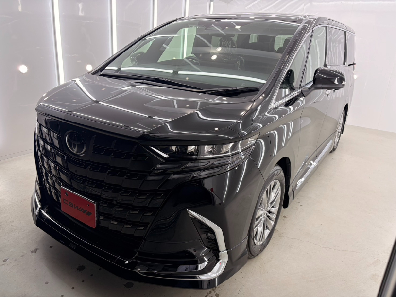 【TOYOTA　アルファード】シェブロンガラスコーティング施工のご紹介